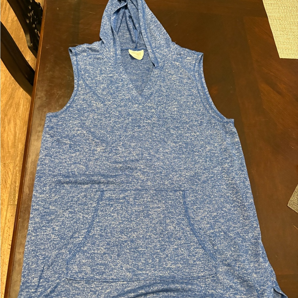 Danskin Now Heather Blue Sleeveless Top Size 4/6